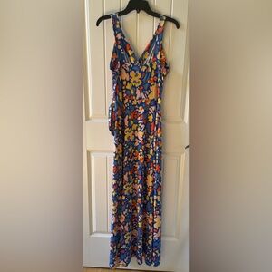 Hellena Faux Wrap Maxi dress